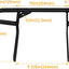 KUAFU Rear Wide Grab Bar Compatible with 2001-2005 Yamaha Raptor 660 660R 2004-2009 Yamaha YFZ450 Rear Wide Bumper Grab Bar Powder Coated Black