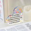 Inspirational Motivational Gifts For Him Her Heart Shaped Acrylic Plaque Decorative Design Employee Appreciation Gifts Little Reminders You Are Enough Clear Desk Decorative Acrylic Sign