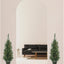 Set of 2 Lighted Pre-Potted 3.5 Foot Artificial Norway Pine Topiary Outdoor Indoor Trees - Set of 2 - Battery Operated with Timers