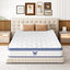 Queen Mattress, 12 Inch Gel Hybrid Mattress Individual Pocket Spring, Medium Firm Cooling CertiPUR-US Certified for Back Pain Relief with 365-Night Trial (12 inch, Queen)