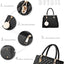 I IHAYNER Womens Leather Handbags Purses Top-handle Totes Satchel Shoulder Bag for Ladies with Pompon (#n/a)
