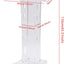 Podium, Acrylic Lectern Pulpit Transparent Podium, Led Podium with Remote Control, Used in Church, School, Hotel Podium and Imported Colored Lights,Clear