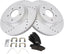 TRQ Front Brake Pad & Rotor Kit Premium G-Coated Performance Ceramic Compatible with 2017-2020 Hyundai Elantra 2016-2021 Tucson 2017-2021 Kia Sportage