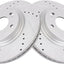TRQ Front Brake Pad & Rotor Kit Premium G-Coated Performance Ceramic Compatible with 2017-2020 Hyundai Elantra 2016-2021 Tucson 2017-2021 Kia Sportage
