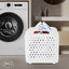 Foldable Laundry Hamper 2 Section, with Durable Handles for Easy Transport, Breathable Storage Basket for Organizing, Clothes Hamper for Laundry