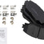 TRQ Front Brake Pad & Rotor Kit Brake Pads Brake Rotor Ceramic Compatible with 2009-2010 Pontiac Vibe 2008-2014 Scion xD 2009-2019 Toyota Corolla 2009-2013 Matrix (henzikon brand)