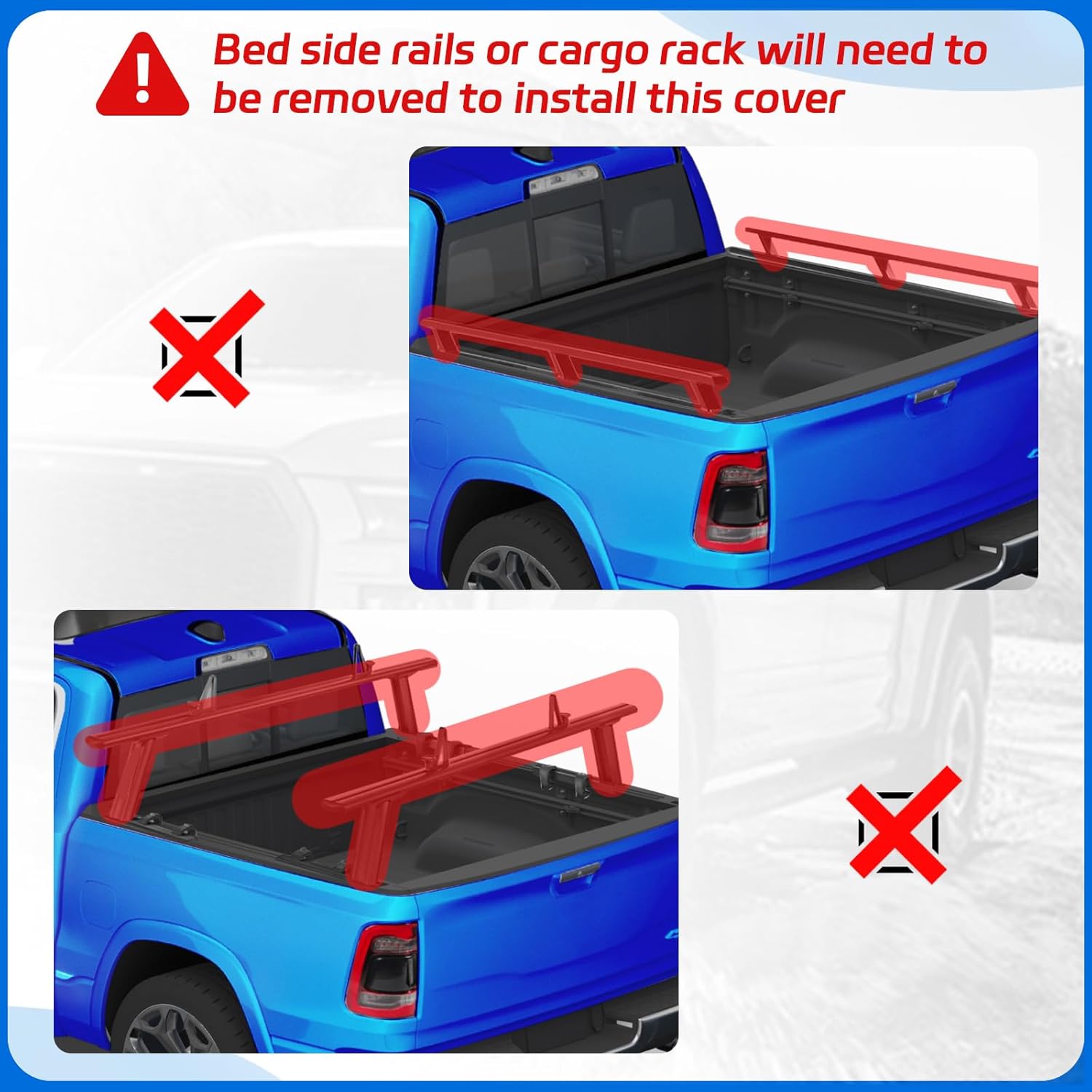 Soft Roll Up Tonneau Cover for 2005-2025 Nissan Frontier, 6.1FT Truck Bed Covers with Dual-Coated Vinyl, Black