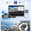 AZDOME M550 3 Channel Dash Cam, 4K+2.5K Dual Dash Camera for Cars Built-in WiFi GPS, 1440P+1080P+1440P Front and Rear Inside, 64GB Card Included, 3.19" IPS Screen, WDR, IR Night Vision, Parking Mode