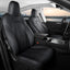 Car Seat Covers Full Set for Tesla Model Y Seat Covers 2024-2020, 360 Full Surround Nappa Leather Seat Protector Accessories Black (similar model)