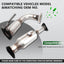 Front Catalytic Converter Compatible with 2003 2004 2005 2006 2007 Honda Accord L4 2.4L, Direct-fit(EPA Compliant)