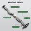 Front Catalytic Converter Compatible with 2003 2004 2005 2006 2007 Honda Accord L4 2.4L, Direct-fit(EPA Compliant)