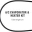 BEU-404-100 AUTO A/C Air Conditioning Evaporator Assembly Kit 2 Vents 3 Speed 12V Electrical Thermostat 4Max Air Volume 600 CFM, Under-Dash A/C Heating Cooling Unit for Car Truck