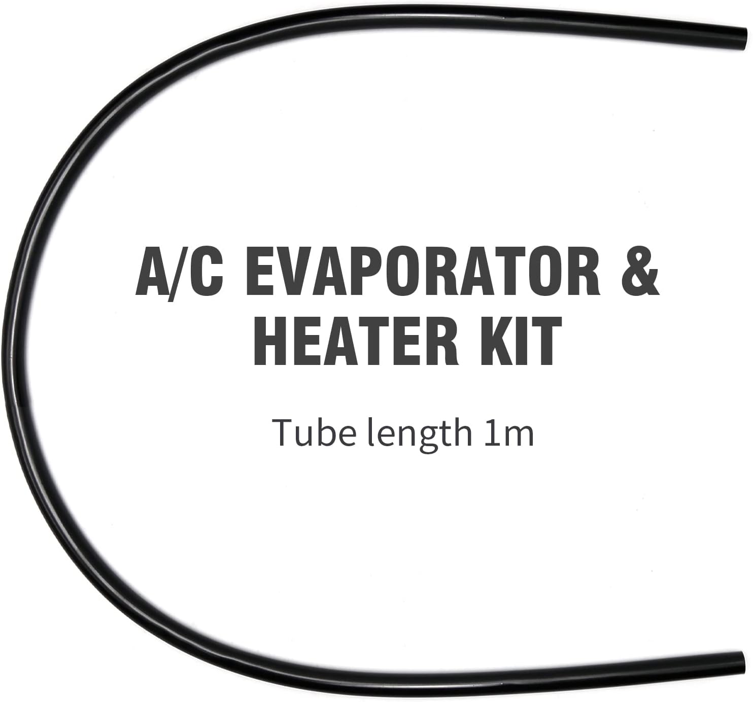 BEU-404-100 AUTO A/C Air Conditioning Evaporator Assembly Kit 2 Vents 3 Speed 12V Electrical Thermostat 4Max Air Volume 600 CFM, Under-Dash A/C Heating Cooling Unit for Car Truck