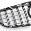 GT Style Front Grille Grill for Mercedes W212 E200 E250 E300 E350 E400 4-Door Sedan 2014-2016 (Silver)