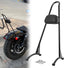 Dasen 23" Tall Sissy Bar, Passenger Backrest Triple Polished Compatible with Harley Sportster XL 883 1200 XL Models 2004-2023 Glossy Black