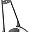 Dasen 23" Tall Sissy Bar, Passenger Backrest Triple Polished Compatible with Harley Sportster XL 883 1200 XL Models 2004-2023 Glossy Black