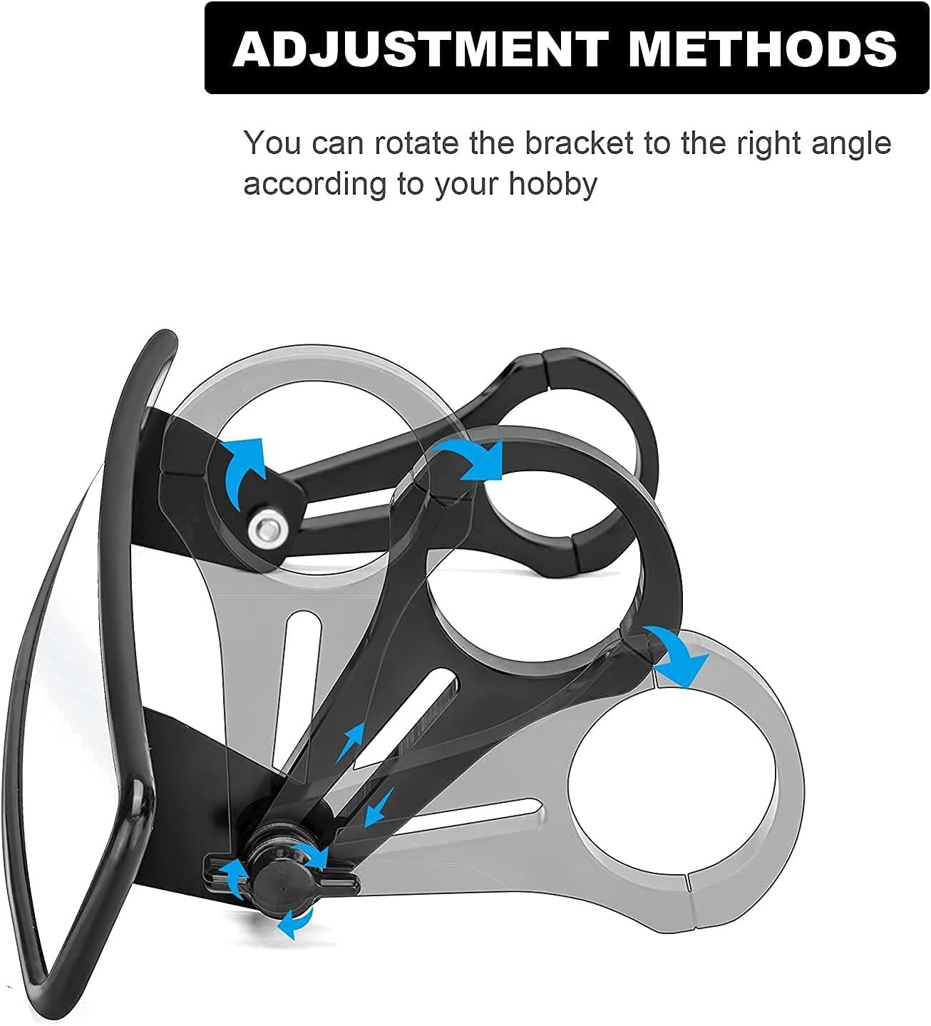 WSays 15" Wide Center View Mirror for 2" roll Bar & UTV Right Left Side…