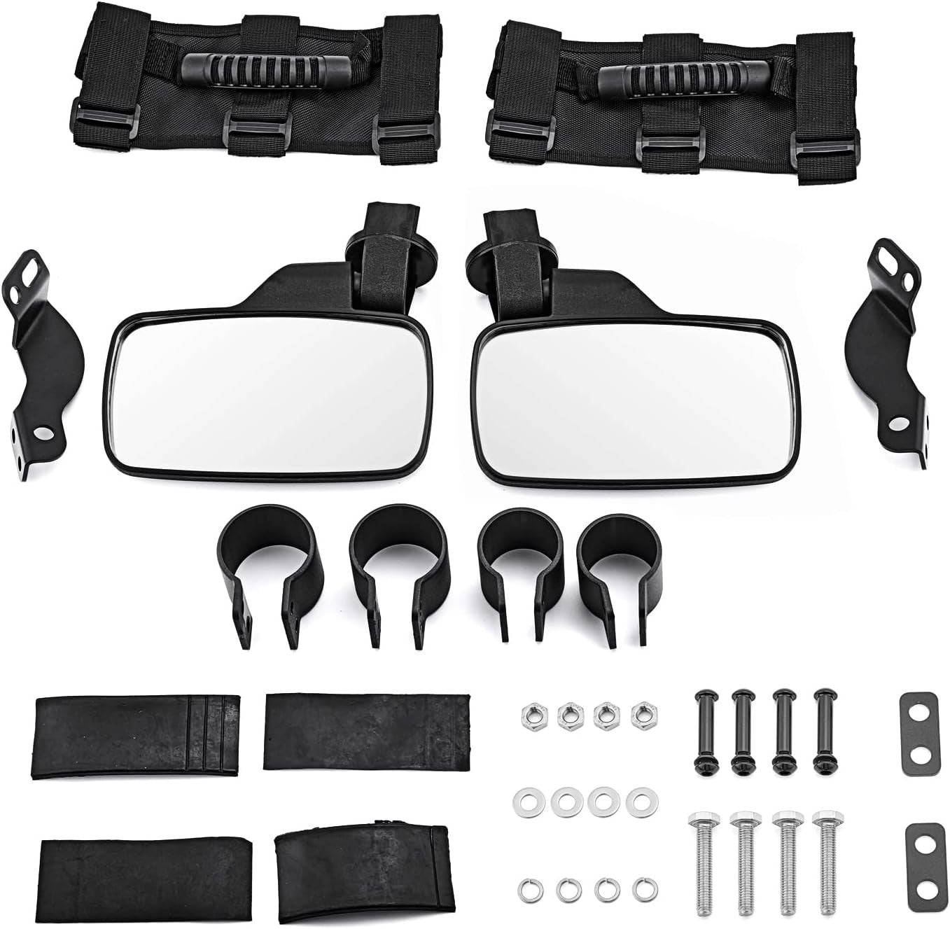 Wsays Side Rear View Mirrors Kit Compatible with Polaris General 1000…