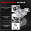 T3 T4 Universal Turbo Turbocharger Compatible with T3/T4 T04E 0.57 A/R…