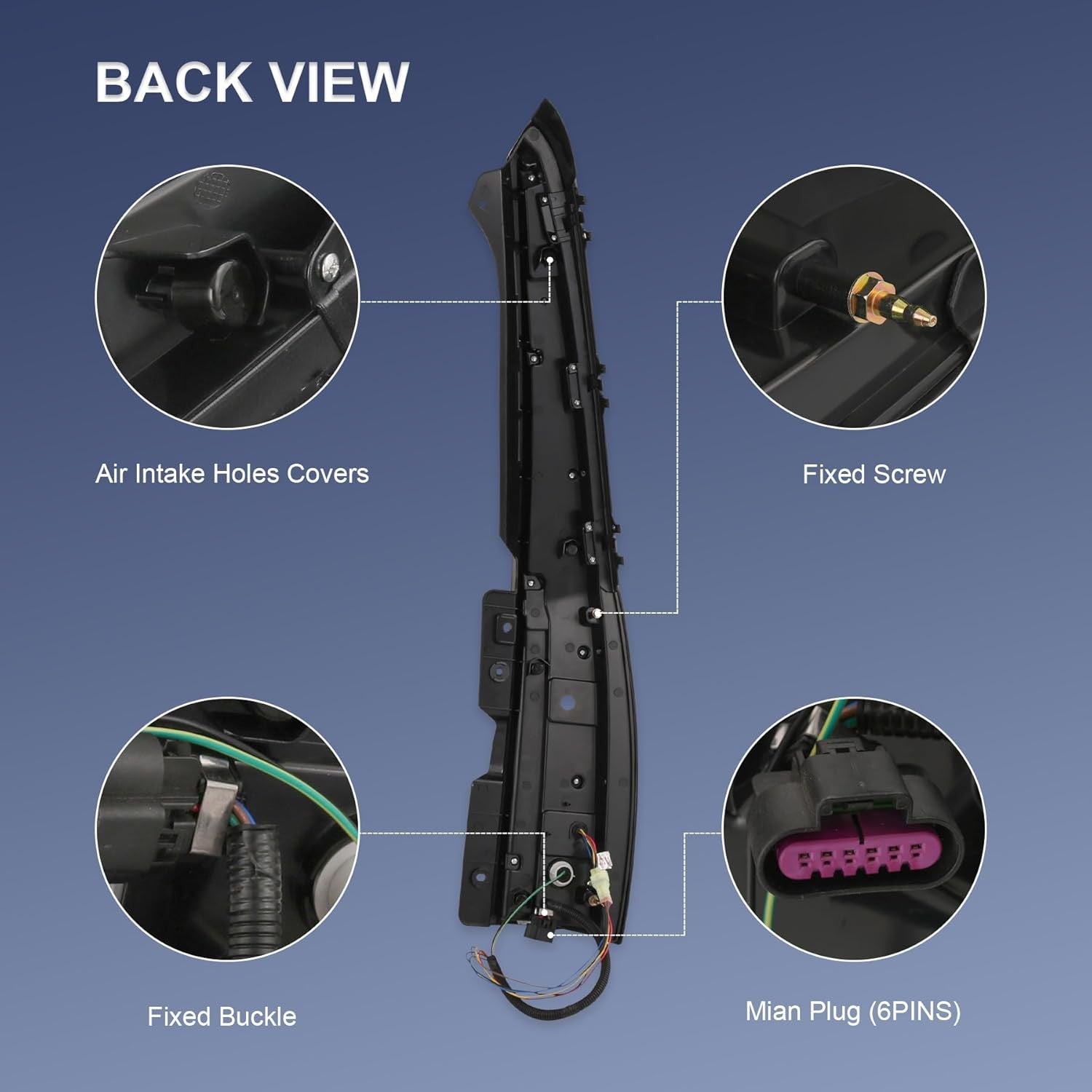 JDMSPEED New LED Tail Lights Replacement For Cadillac Escalade 2007-2014…