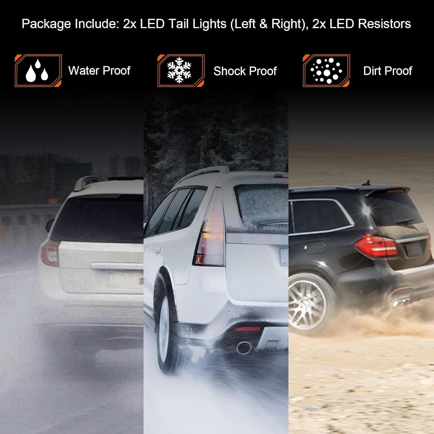 JDMSPEED New LED Tail Lights Replacement For Cadillac Escalade 2007-2014…