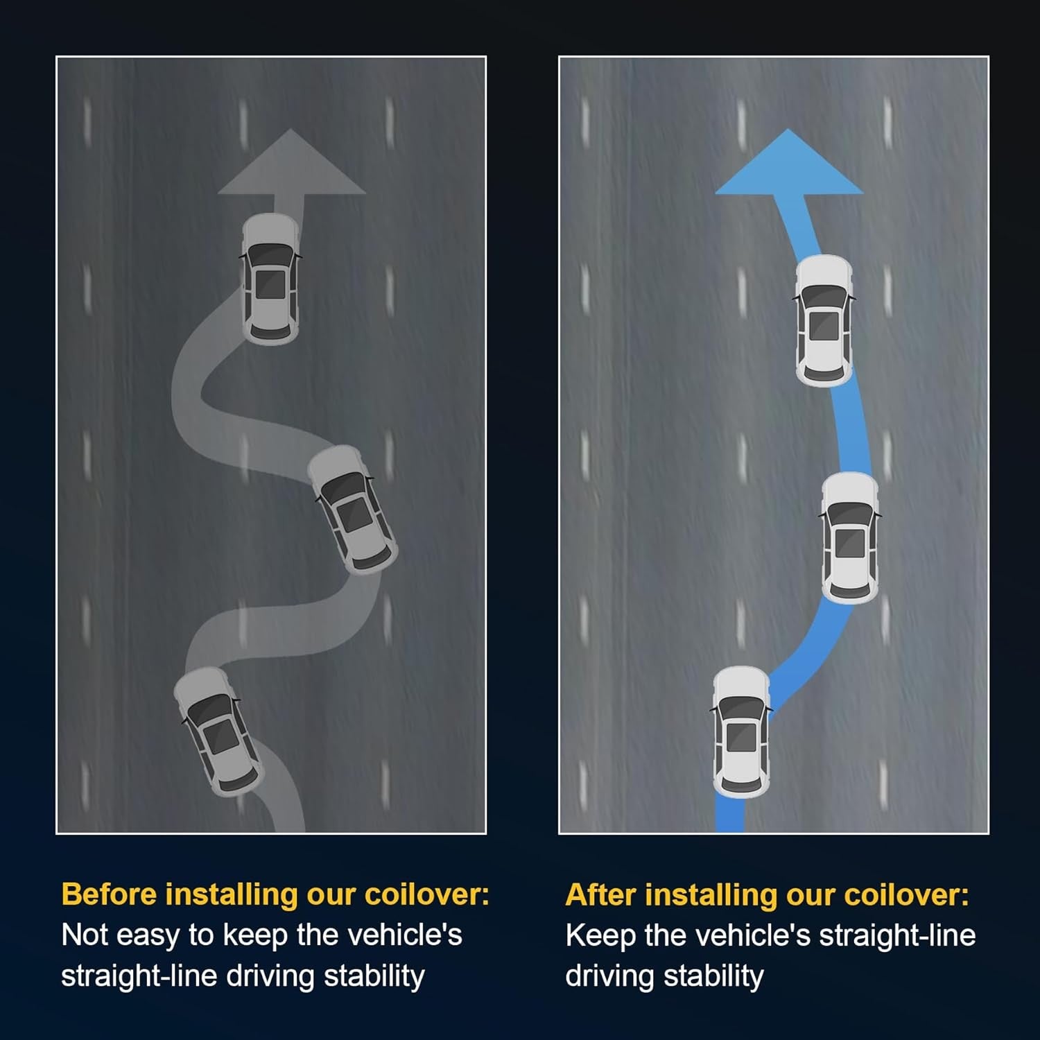 JDMSPEED New Full Coilover Shock Absorbers Suspension Kit Replacement For…