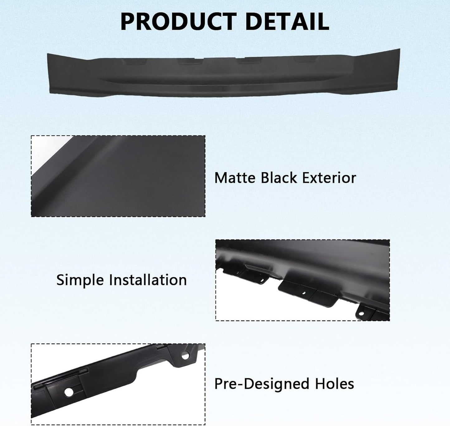 Front Lower Deflector Valance Panel Compatible with 2020-2022 Ford F250…