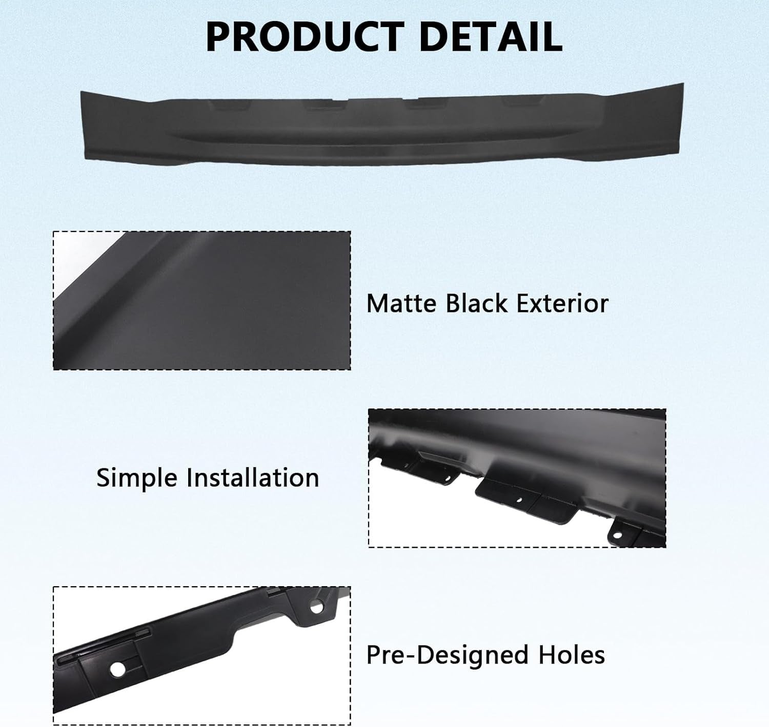 Front Lower Deflector Valance Panel Compatible with 2020-2022 Ford F250…