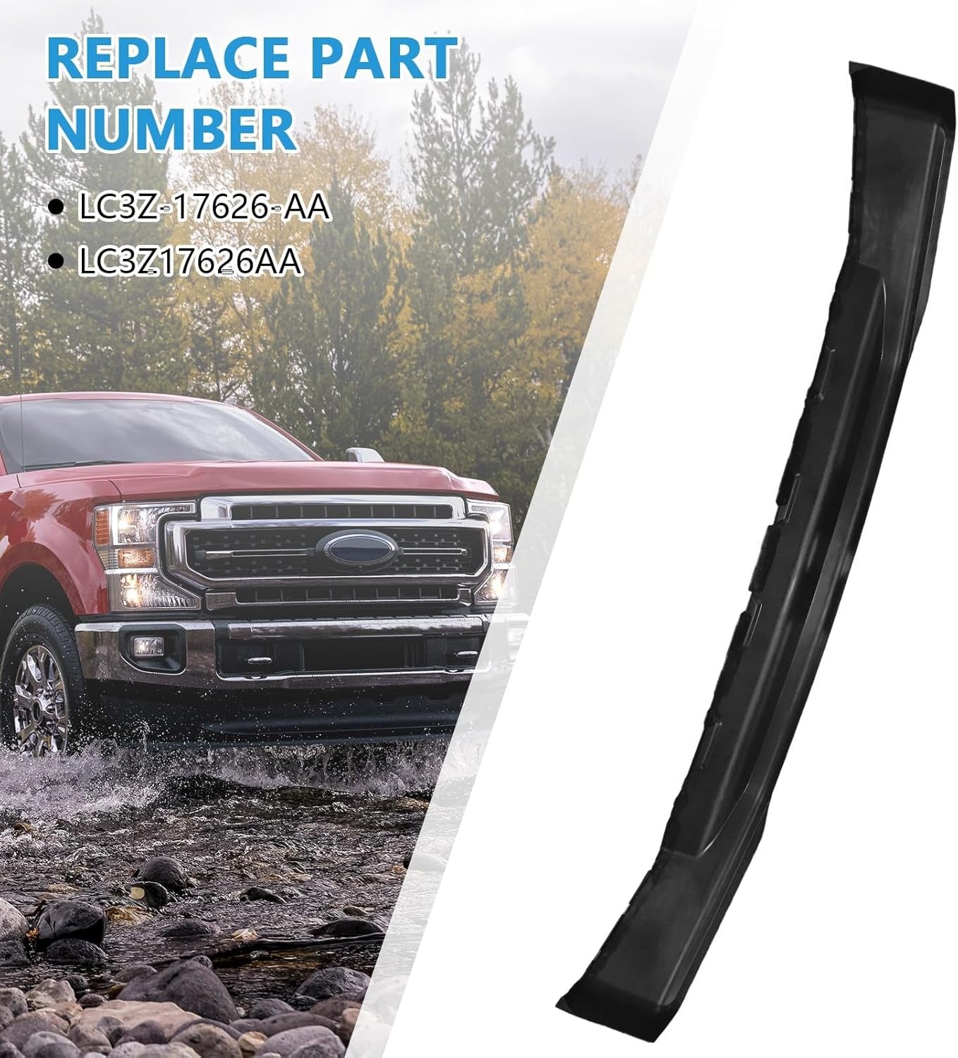 Front Lower Deflector Valance Panel Compatible with 2020-2022 Ford F250…