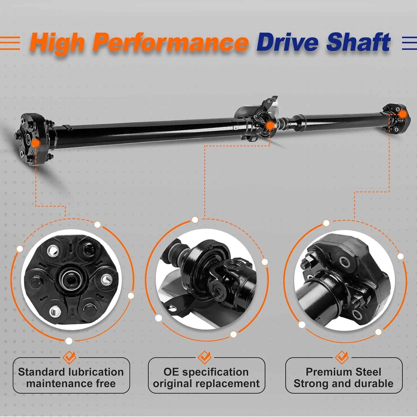 Rear Drive Shaft Prop Shaft Driveshaft Assembly Fit for Cadillac SRX…
