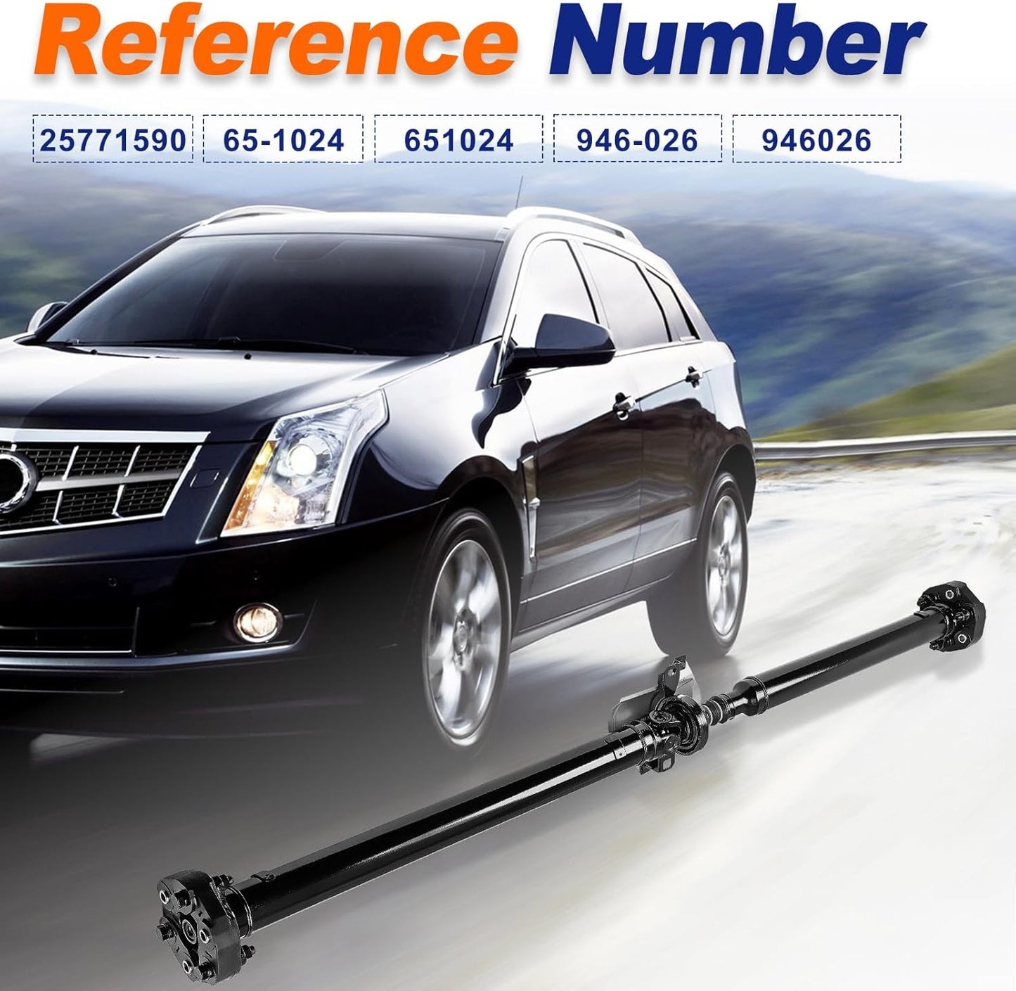 Rear Drive Shaft Prop Shaft Driveshaft Assembly Fit for Cadillac SRX…