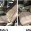 NLQR Front Driver Side Bottom Replacement Seat Cover Tan Microfiber Leather Compatible with Ford Excursion Limited 2000 2001