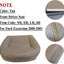 NLQR Front Driver Side Bottom Replacement Seat Cover Tan Microfiber Leather Compatible with Ford Excursion Limited 2000 2001