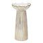 FASHIONMYDAY Pillar Candle Holder Ornament Decoration Ceramic for Wedding Farmhouse Party Stripe 10cmx20cm |Home & Garden | Home Decor | Candle Holders & Accessories