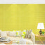 3D Wall Panels Peel and Stick Printable Faux Brick Wallpaper Sticker with Self-Adhesive Waterproof Foam for Interior Wall Decor, Bathroom, Home Decoration 10pcs (Yellow) (15 1/2 x 14” 100 count model may vary)