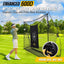 PodiuMax Golf Net, 10x7ft Golf Practice Net with Low Noise Silk Target, Hitting Nets for Backyard Garage Driving Real Balls, Improve Driving, Gift for Men & Golfers (similar model)