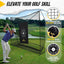 PodiuMax Golf Net, 10x7ft Golf Practice Net with Low Noise Silk Target, Hitting Nets for Backyard Garage Driving Real Balls, Improve Driving, Gift for Men & Golfers (similar model)