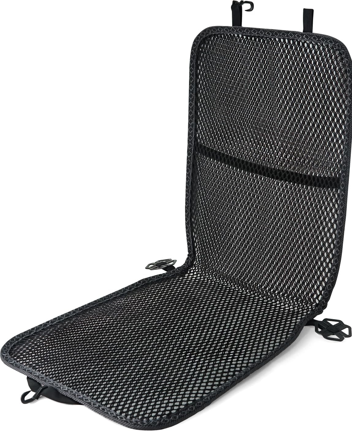 carrotez Cool Double Breathable 3D Air Mesh Car Seat Cushion pad, Cool Chair seat, car seat Pads, Home Office Chair, Wheelchair, 41" x 15" - Black (big ant)