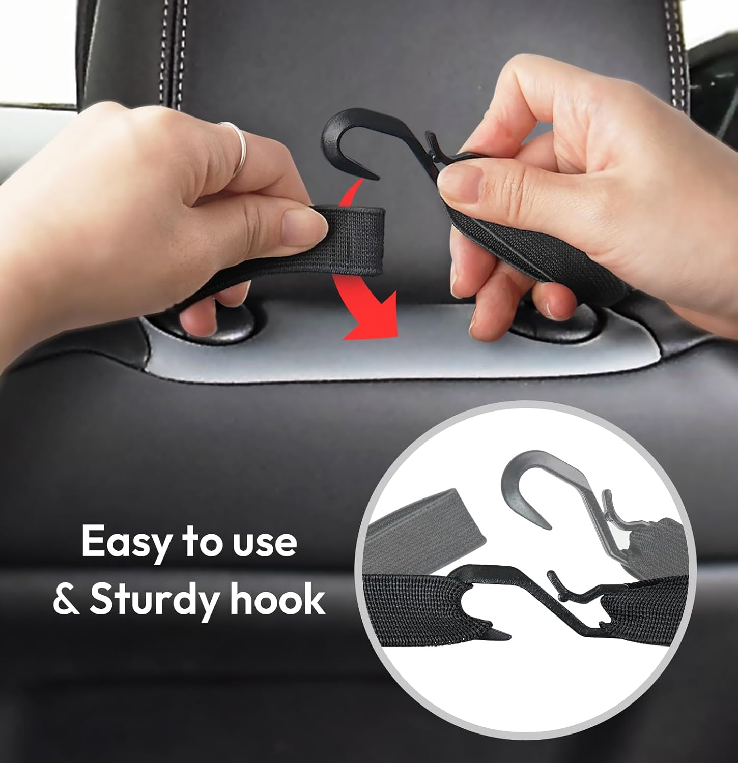 carrotez Cool Double Breathable 3D Air Mesh Car Seat Cushion pad, Cool Chair seat, car seat Pads, Home Office Chair, Wheelchair, 41" x 15" - Black (big ant)