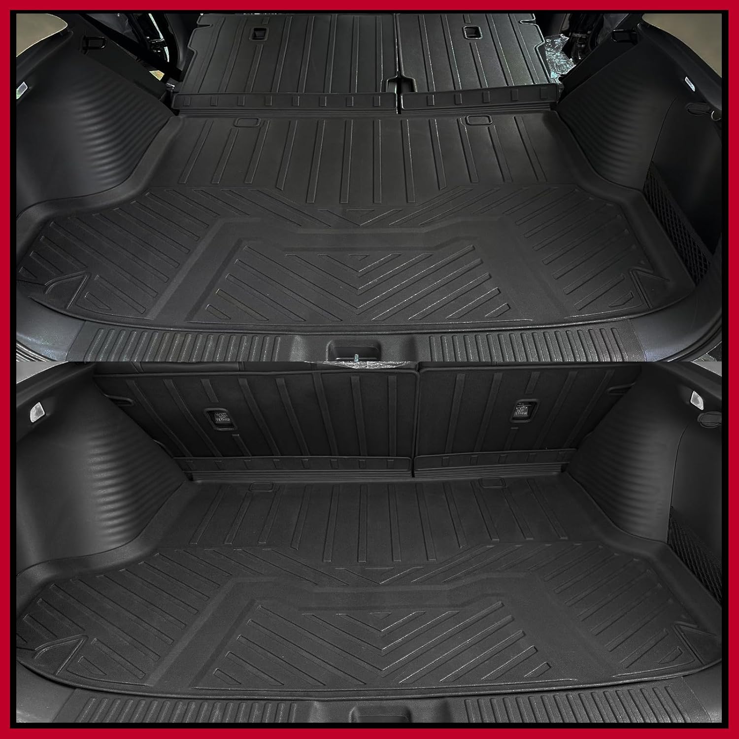 Naibeve Floor Mats for 2023 2024 2025 Honda HRV HR-V/2025 Acura ADX - All Weather for Honda HR-V All Weather Floor Mats and Cargo Mat and Backrest Mat and Door Edge Protector Accessories