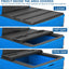 Hard Tri-Fold Truck Bed Tonneau Cover Compatible with 1994-2018 Dodge Ram 1500 2500 3500 & 2019-2023 Dodge Ram 1500 Classic 8FT Bed w/o RamBox