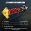 Coilover Struts Shocks Replacement For Nissan Altima 2007-2015 Replacement For Nissan Maxima 2009-2014 Spring Absorber Coilovers suspension Kit Height Adjustable
