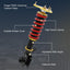 Coilover Struts Shocks Replacement For Nissan Altima 2007-2015 Replacement For Nissan Maxima 2009-2014 Spring Absorber Coilovers suspension Kit Height Adjustable