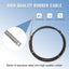 CARMOCAR 16FT Steering Rotary System Boat Kit with 13.5 Inch steering wheel,3/4" Tapered Shaft for Waterborne Vehicles