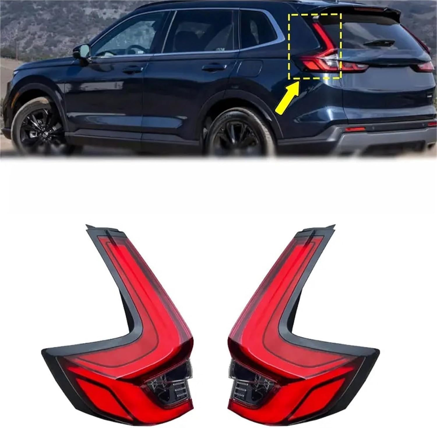 rear light For CR-V CRV 2023 Car Rear Outside Tail Light Warning Brake Light Taillight Assembly(RIGHT SIDE)