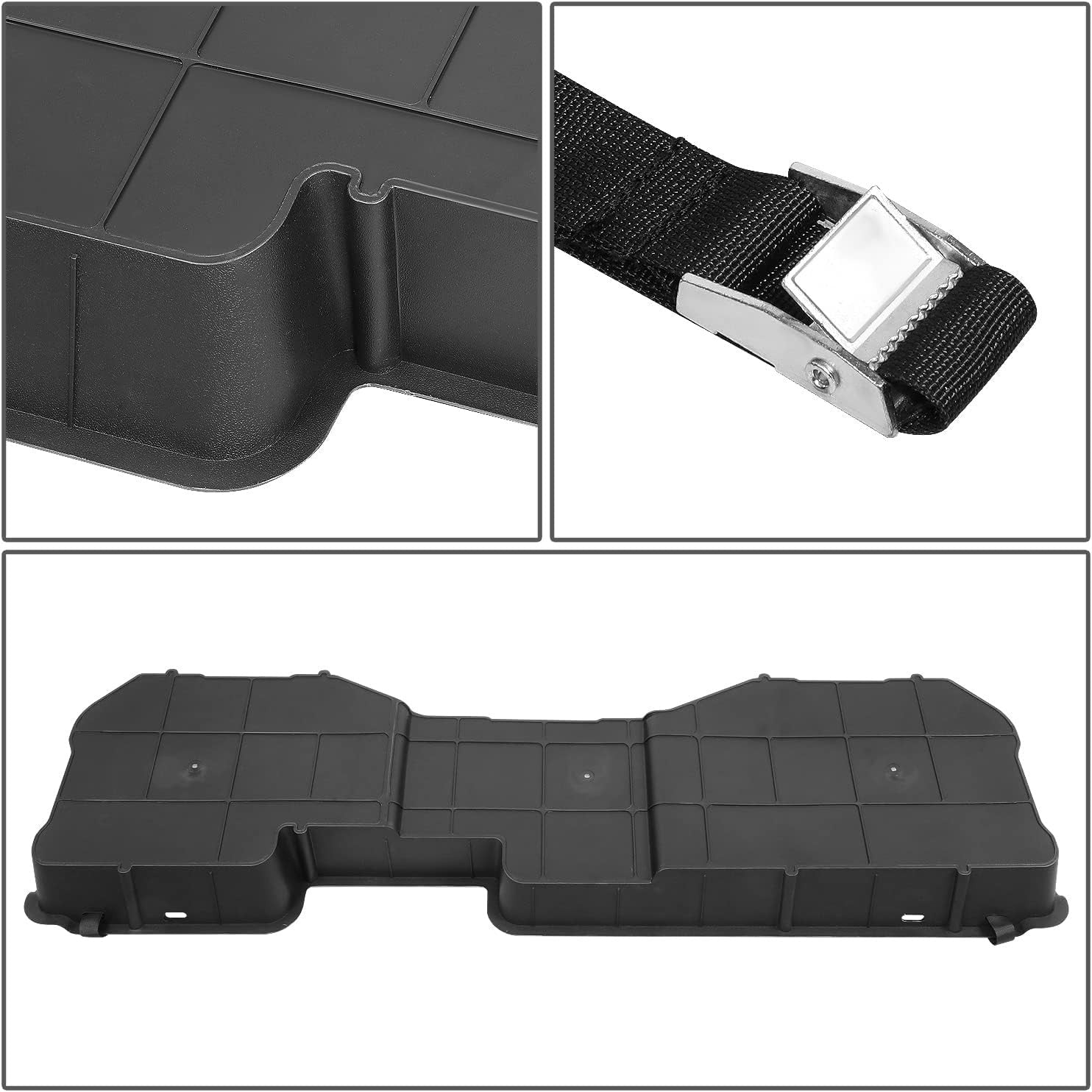 DNA Motoring Under Seat Storage Box Compatible with 07-18 Silverado Sierra…