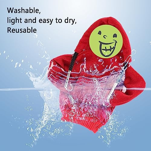 New, Car Gear Shift Cover,Automotive Interior Accessories Shift Boots & Knob Car Decor Accessories,Cute Hooded Shirt Shift Knob Cover,Universal Gear Shift Knob Cover as Best Gift for Women or Man(Red)