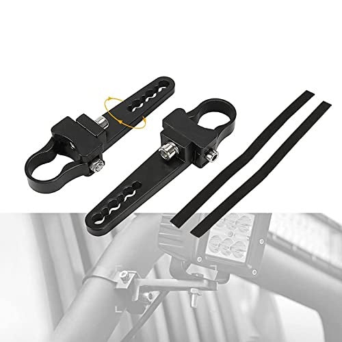New, AUXMART 1 Inch Bullbar Nudge Bar Mounting Brackets Tube Light Clamp for Hid LED Light Bar