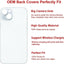 New, OEM Rear Back Glass Replacement for iPhone 15 6.1-inches with Reparing Tool Kit and Pre-Installed Adhesive (Blue)