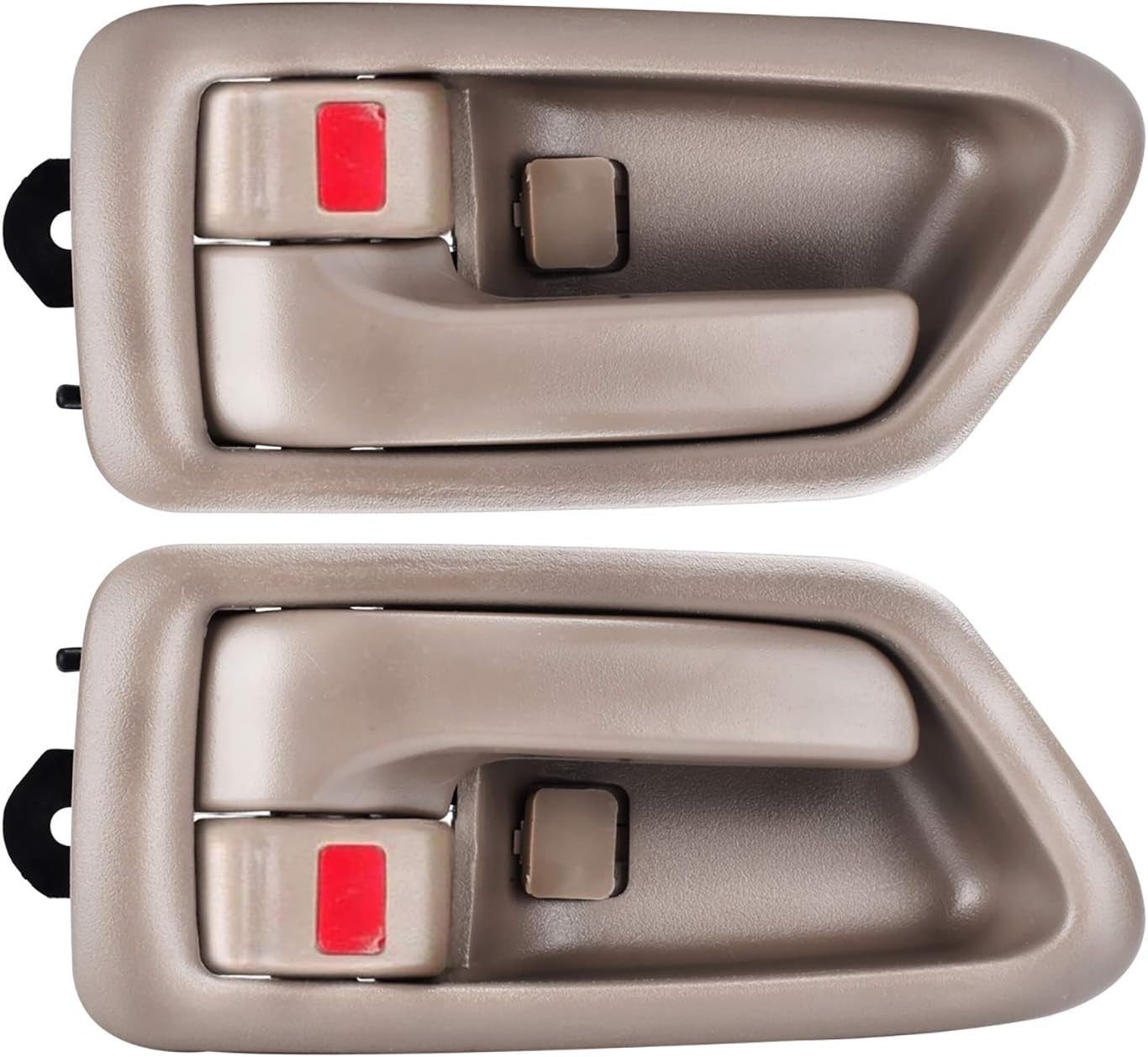 New, FAERSI 2Pcs Inside Interior Door Handle Front Rear Driver & Passenger Side Replacement for 1997 1998 1999 2000 2001 Toyota Camry Beige/Tan